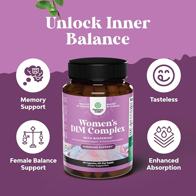 Bundle of Hair Skin and Nails Gummies - Extra Strength Biotin and Collagen 10000mcg per serving and Potent DIM Supplement - Hormone Balance with DIM &amp Black Pepper Menopause and PMS Relief for Wom