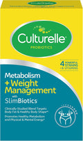 Culturelle Metabolism + Weight Management with SlimBiotics® Probiotic Capsules – 30 Count – Helps Safely Manage Weight - Promotes Healthy Metabolism and Physical &amp Mental Energy