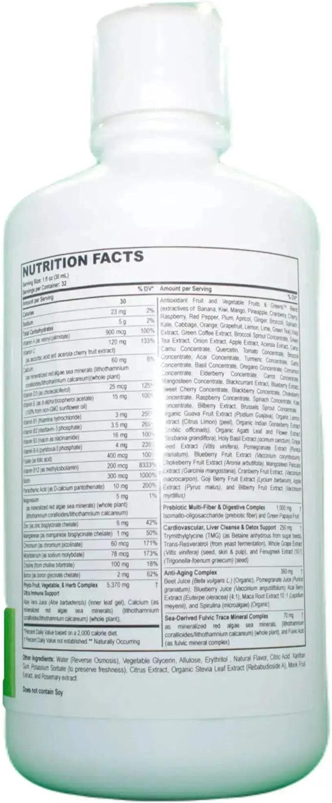 Miracle 2020 Liquid Multivitamin 32 Oz 32 ONZ