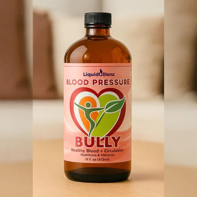 Blood Pressure Bully | Herbal Supplement for Healthy Blood Pressure &amp Circulation Support | 16 fl oz