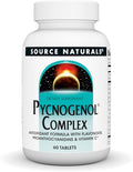 Source Naturals Pycnogenol Complex - Antioxidant Formula Rich in Flavonoids Proanthocyanidins &amp Vitamin C - 60 Tablets