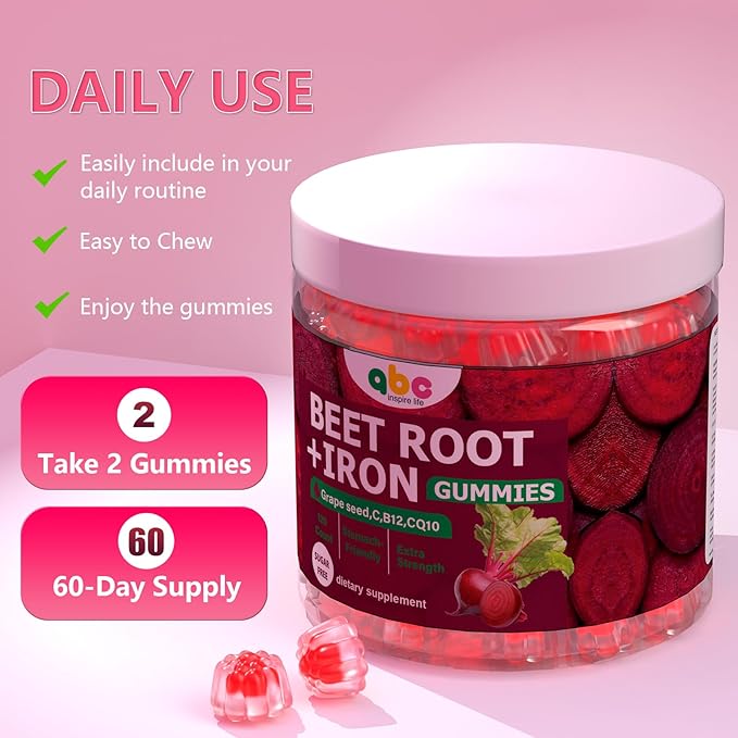 Vitamin B Complex Gummies &amp Beet Root Gummies