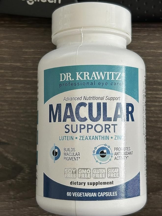 Macular Support with Lutein Zeaxanthin Zinc (60 Vegetarian Capsules)