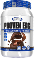 Gaspari Nutrition Proven Egg 100% Egg White Powder 25g Protein Keto Friendly Dairy Lactose and Soy Free (2 lbs Chocolate)