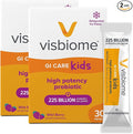 Visbiome® GI Care Kids - High Potency Probiotic for IBS &amp UC Symptoms - Wild Berry Flavor No Dyes- 225 Billion CFU Live Probiotics for Children Cold Chain Shipping 60 Packets