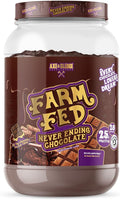 Axe &amp Sledge Farm Fed 100% Whey Protein Isolate | 25g Protein | Low Carb Low Sugar Gluten Free | Protein Powder for Men and Women | Keto | Made in The USA | 28 Servings Never Ending Chocolate