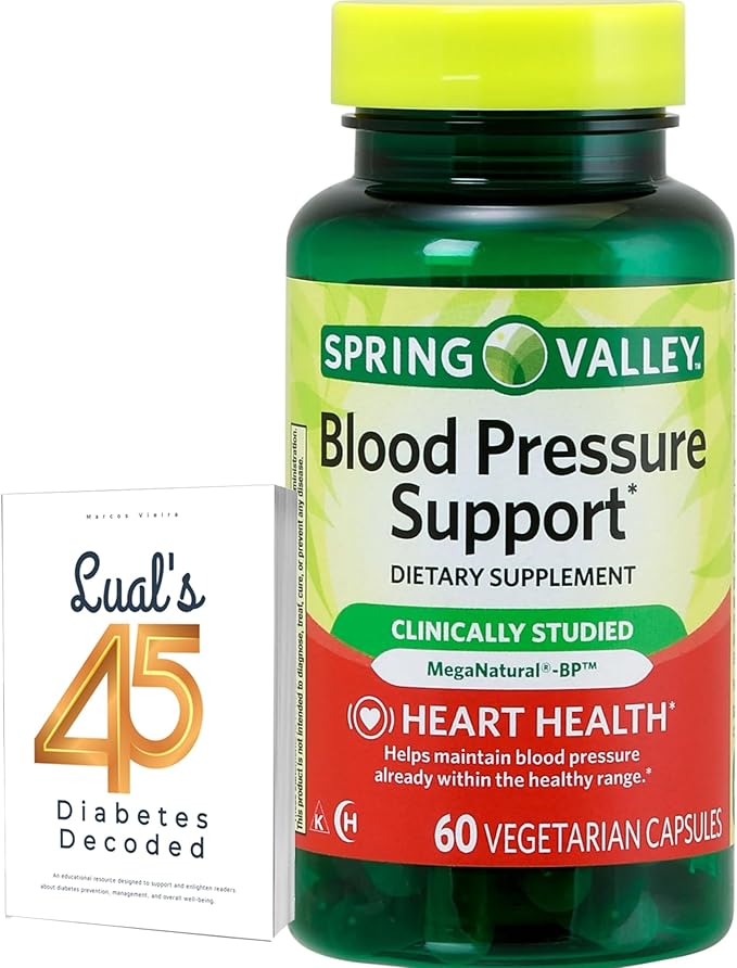 Spring Valley Blood Pressure Support 60 Capsules. includes | from A to Zinc with LUAL|