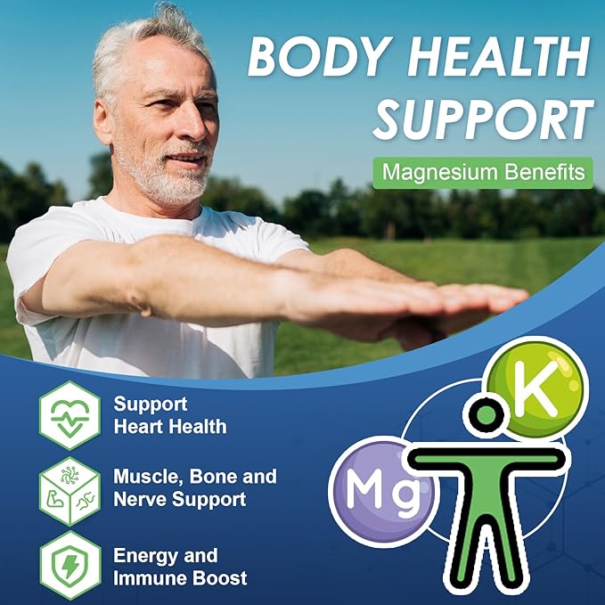 Magnesium Glycinate with Prebiotic Fiber Supplement