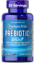 Puritan's Pride Prebiotics for Men and Women Powered by Bimuno Dietary Supplement for Advanced Gut Health Helps to Alleviate Bloating 60 Rapid Release Capsules