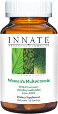 INNATE Response Formulas Women’s Multivitamin - Daily Multivitamin For Women - With Vitamins B12 B6 and D3 - Includes Methylated Folate - Made Without 9 Food Allergens - 60 Tablets (30 Servings)