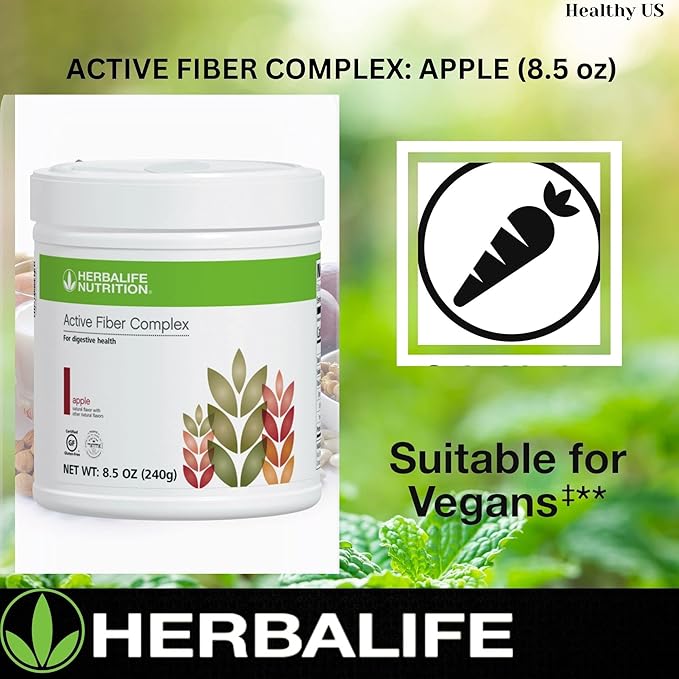 Herbalife Active Fiber Complex Apple Flavor (7.4 OZ 210g)