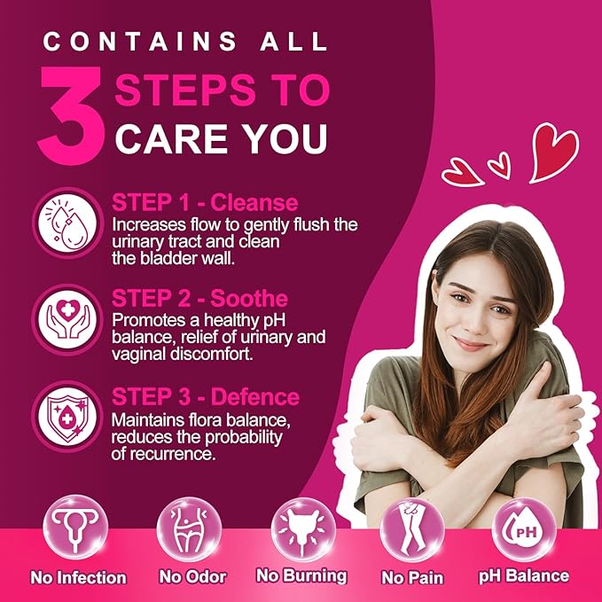 NATURE TARGET Probiotics-for-Women Prebiotics-and-Probiotics-Powder + Probiotics for Women Urinary Tract Health