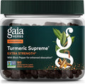 Gaia Herbs Turmeric Supreme Extra Strength - Supports Occasional Discomfort from Normal Wear &amp Tear* - with Turmeric Curcumin &amp Black Pepper - 180 Vegan Liquid Phyto-Caps (Up to 180 Servings)