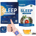 Wellamoon Sleep Patches &amp Lulutox Sleep Tea Bundle (28 Patches &amp 28 Servings)