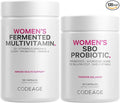 Codeage Women’s Multivitamin Bundle: Women’s Formula &amp Women’s Probiotic Daily Vitamins