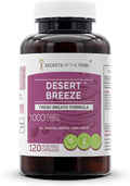 Desert Breeze 120 Capsules 1000 mg Sage Green Tea Ginkgo Cranberry Turmeric Peppermint. Fresh Breath Formula (120 Capsules)