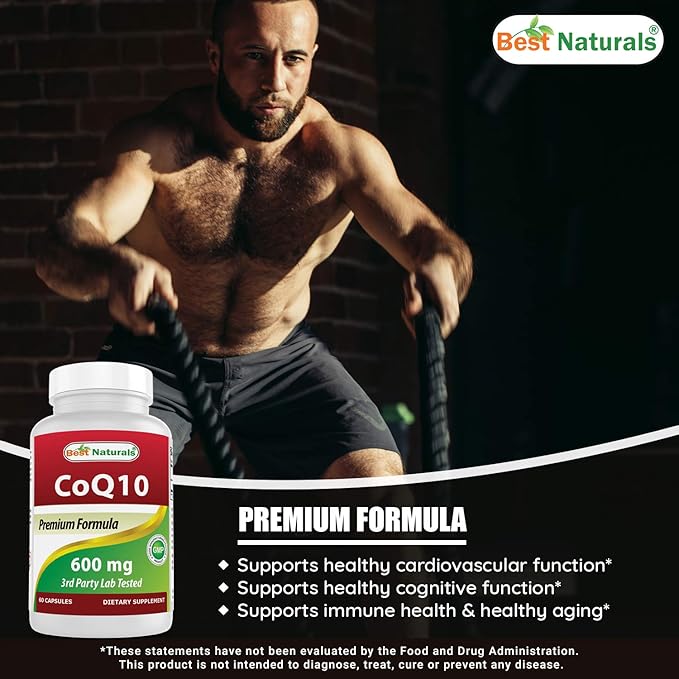Best Naturals CoQ10 600 mg &amp Magnesium Glycinate 425 mg