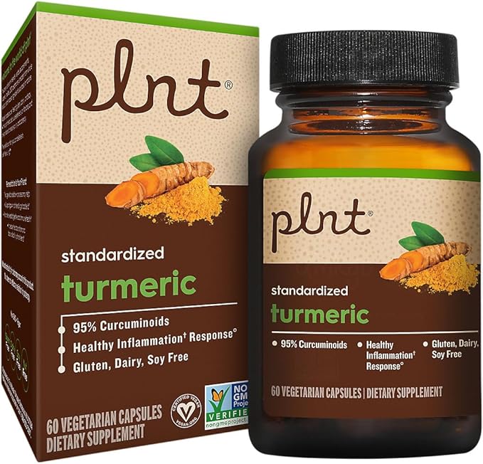 Turmeric with 95% Curcuminoids a Supports a Healthy Inflammation Response a 450 MG (60 Vegetarian Capsules)