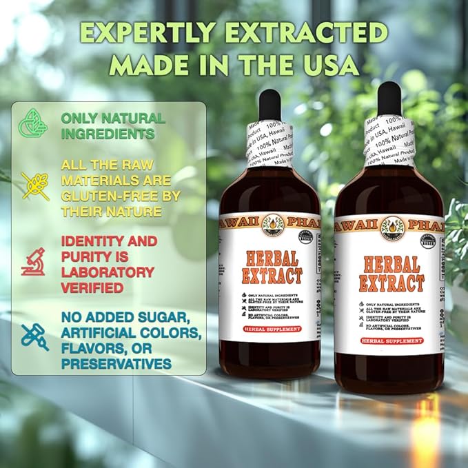 Hawaii Pharm California Poppy Alcohol-Free Extract Glycerite for Calming Nervous System Promotes Relaxation Supports Sleep Eases Tension - 4 fl.oz