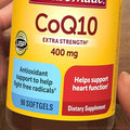 Nature_Mades CoQ10 400 mg (90 Count. Value Pack) Softgels | Extra Strength Antioxidant Support Energy Metabolism