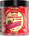 Creatine Monohydrate Gummies 5g for Men &amp Women Preworkout Gummy with ElectrolyteTaurine for Muscle Growth Strength &amp Energy Support Strawberry 120 pcs