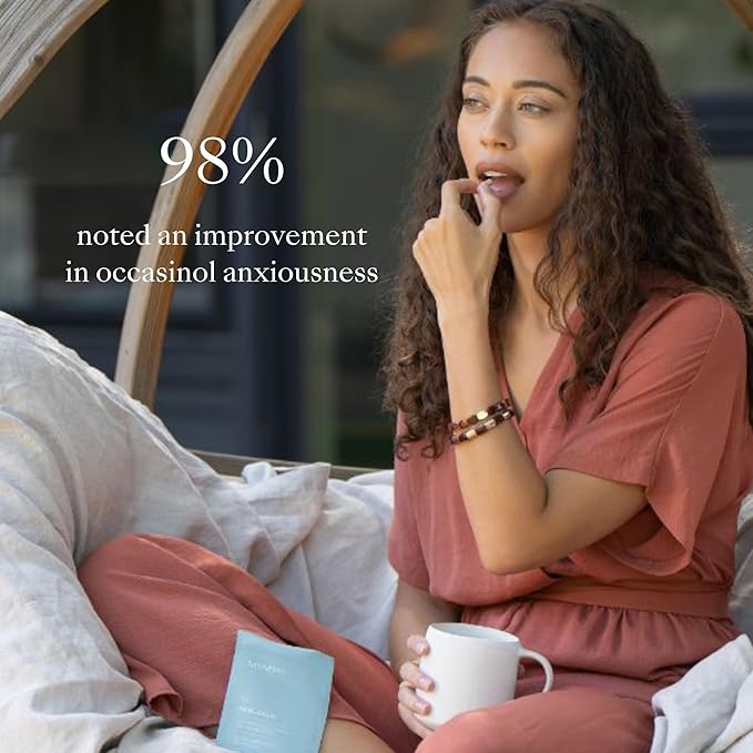 Nu Skin MYND360 Feel Calm with L-Theanine | 60 Capsules | Supports Relaxation &amp Calm Mindset | L-Theanine 200mg Lemon Balm Leaf &amp Magnolia Bark Extract | Calm Aid for Daily Wellness | Vegetar