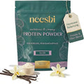 Nourishing Protein Blend for Hormonal Balance – Vegan Gluten-Free All-Natural – Supports PMS &amp Menopause Relief – 1-Week Supply – Vanilla Flavor