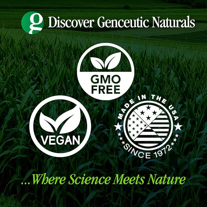 Genceutic Naturals - Milk Thistle Organic 350 mg 60 Capsules | Promotes Healthy Liver Function | Natural Detox | Cleanser | Digestive Support