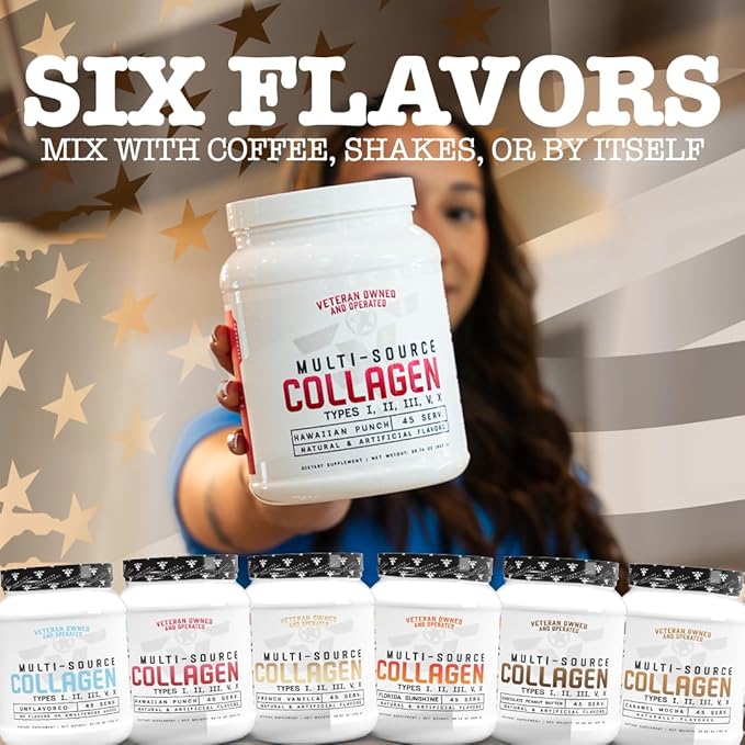 Multi-Source Collagen Promotes Hair Skin and Nail Health (Chocolate Peanut Butter)