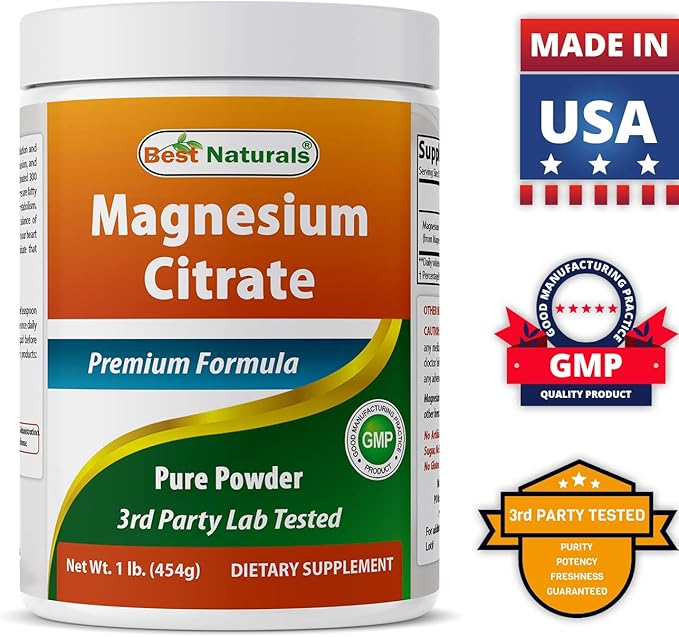 Magnesium Citrate Powder &amp Vitamin K2 (MK7) with D3
