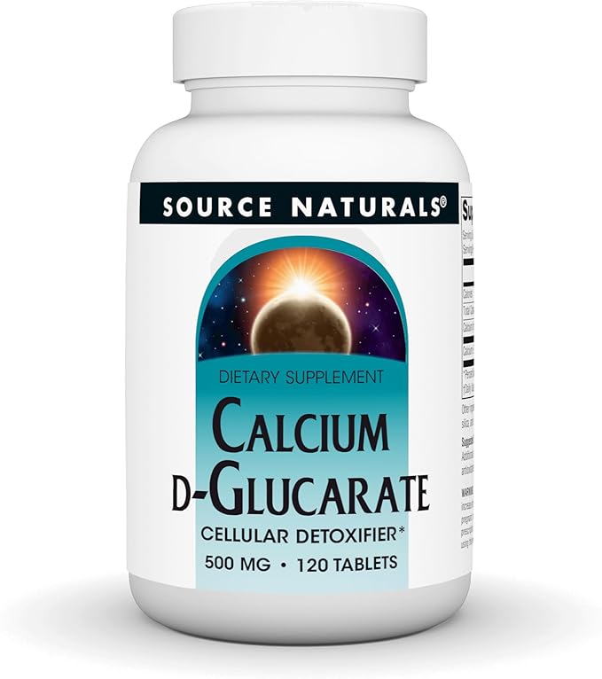 Source Naturals - Calcium D-Glucarate Cellular Detoxifier* - 500 mg - 120 Tablets