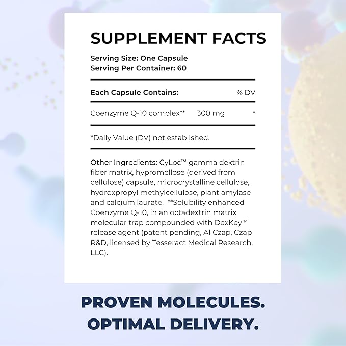 Tesseract Medical Research ProButyrate Gut Health Supplement Butyric Acid Complex &amp CoQ10 Pro Coenzyme Q10 for Health Muscle Health and Cellular Energy Production