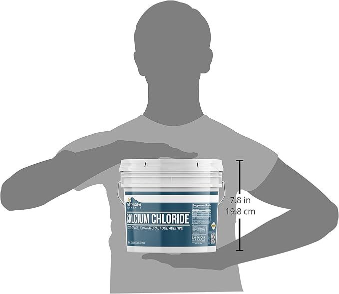 Earthborn Elements Calcium Chloride &amp Magnesium Chloride Bundle (1 Gallon Each) Pure &amp Undiluted Home &amp Pantry Additives