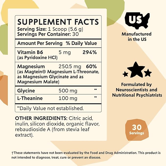 PYM Mood Support Magnesium Bundle – 30-Serving Jar + 10-Serving Stick Packs | Magnesium Glycinate L-Threonate &amp Malate | Vegan Non-GMO Made in USA