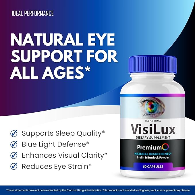 Visilux Eye Health Supplements Capsules Visilux Vitamins Pills - Maximum Strength Visilux All Natural Eye Multivitamin Visilux Eye Health Multivitamin Visi Lux Eye Capsules Reviews (60 Capsules)