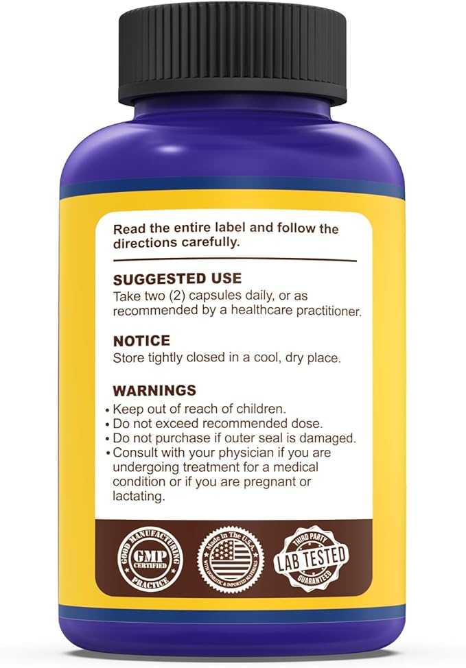 B1 Benfotiamine 500mg per Serving 120 CapsulesFat &amp Water Soluble Vitamin B1 Gluten Free Non-GMO Vegetarian 3pack