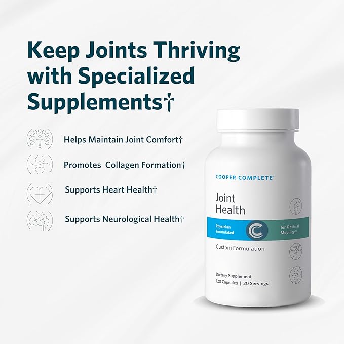 Cooper Complete - Joint Health Supplement - Glucosamine Chondroitin Gelatin Bromelain - 30 Servings per Bottle. Pack of 2