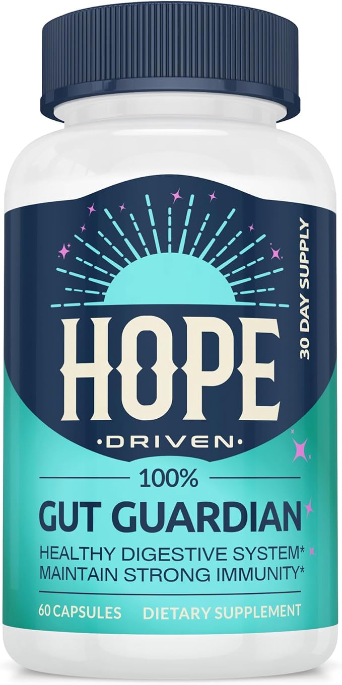 Gut Guardian Probiotic Supplement 60 Billion CFU with Prebiotics - Probiotics for Women - Probiotics for Men - Formulated for Digestive Health Digestive &amp Immune Support - 60 Capsules