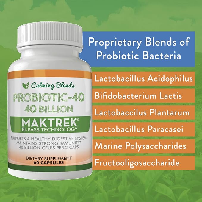 CALMING BLENDS Tea Bundle Pack | Diverticulitis Morning Comfort Tea Probiotic Infuser | Supports Complete Digestive Health
