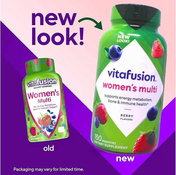 Vitafusion Women's Gummy Vitamins 150 Count (4 Bottles)