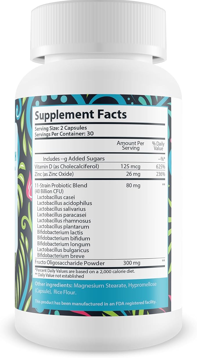 Pro Lean Biome Health Probiotics - Digestive Health &amp Immune Support - Improve Gut Microbiome for Overall Health &amp Improved Energy - Probiotic &amp Prebiotic Blend - Health Starts in The Gut