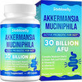 Akkermansia Probiotic Live Strain Probiotics for Women &amp Men Akkermansia Muciniphila for Gut Health Digestive Metabolic* Immune with Chromium Green Tea Leaf 60 Probiotic Capsule