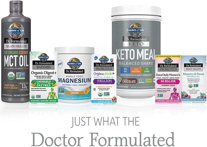 Garden of Life Dr. Formulated Probiotics Platinum Series Restore 200 Billion CFU Guaranteed High Potency Probiotic Formula Vegan Non-GMO Gluten Dairy Free Digestive Immune Support 28 Capsules