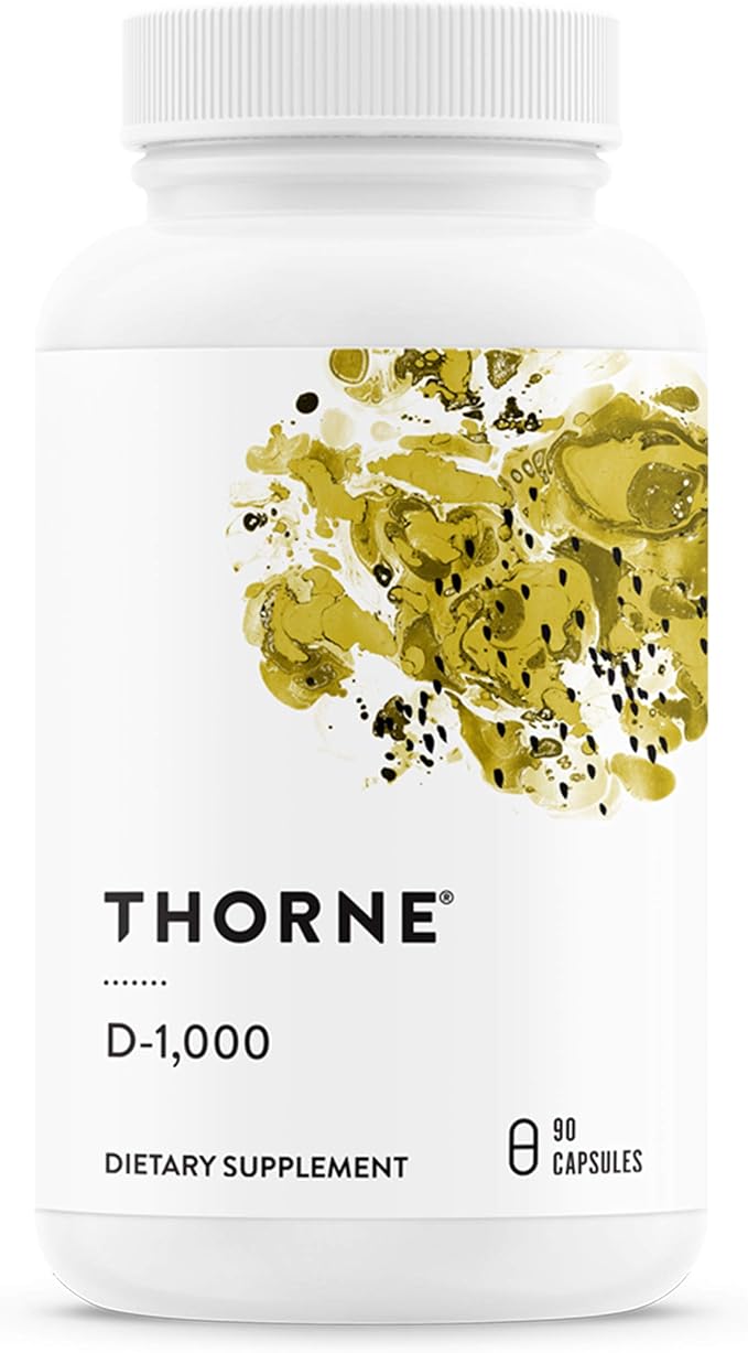 THORNE - Immune Support Combo - Vitamin D3 &amp Vitamin C Blend for Healthy Immune Function - 30 to 90 Servings