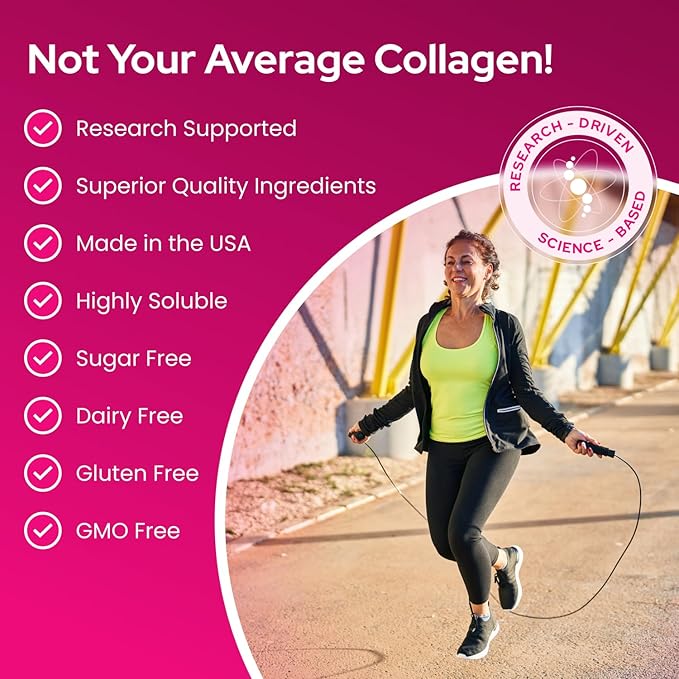 FORTIBONE Collagen Peptides Essential Bone Builder Hydrolyzed Collagen Powder for Women &amp Men Clinically-Supported for Bone Strength &amp Density Gluten Free &amp Dairy Free - Unflavored (30 S