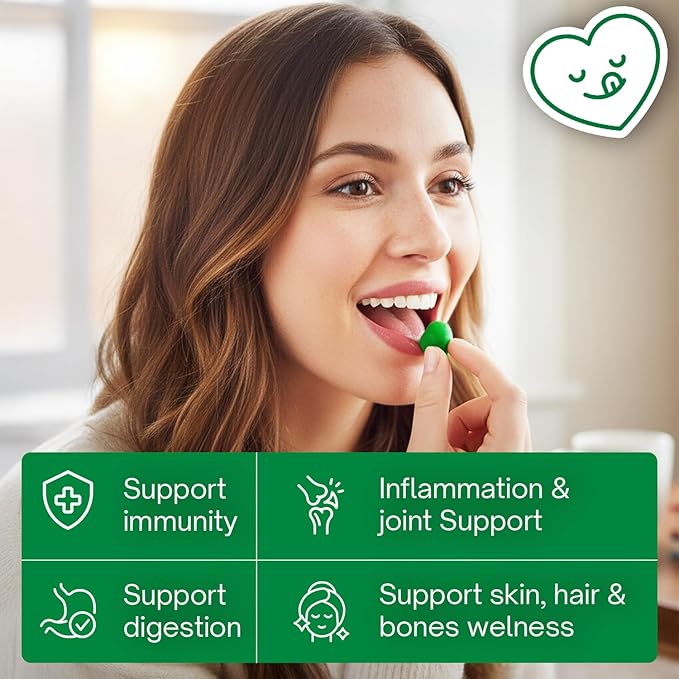 120 Moringa Gummies with Ginger Turmeric Cranberry Amla Fruit &amp Probiotics | Vegan Sugar-Free Gummies