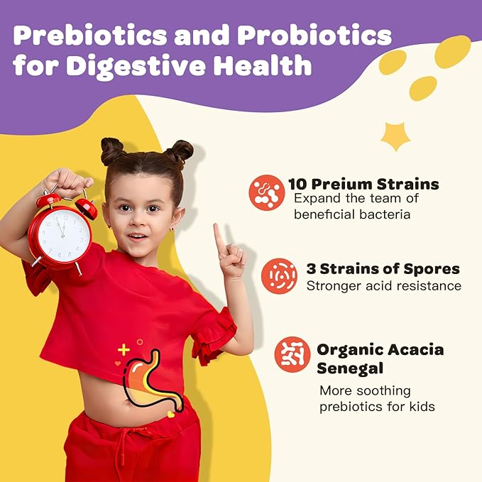 ZEBORA Kids Probiotic Chewables with Vaginal Probiotics for Women Capsules