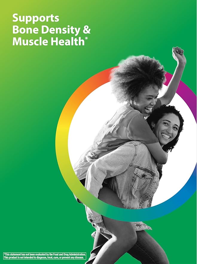 Rainbow Light Calcium Complex with Magnesium &amp Vitamin D3 + | 180 Tablets | Real Food Nutrients | Supports Bone Density &amp Muscle Health | Vegan Supplement for Men and Women