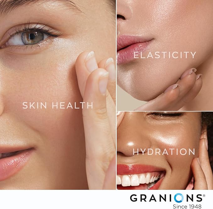 Granions Collagen Complex Calcium Magnesium and Marine Collagen Powder unflavored Wellness &amp Beauty Bundle