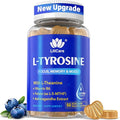 L Tyrosine Focus Supplement Gummies 1100mg for Adults Brain Supplements for Memory and Focus L-Tyrosine Gummies with Ashwagandha I-Theanine for Calm &amp Mood - Vitamin B6 &amp B9 for Energy-Vega